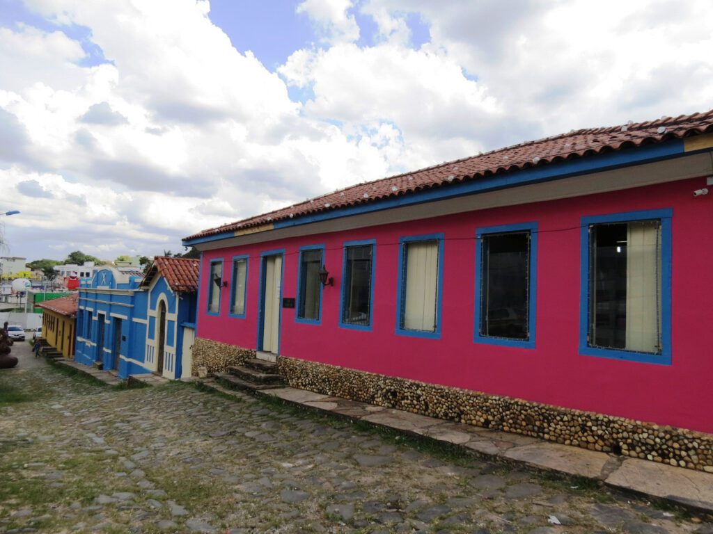 Casario histórico em Contagem, Minas Gerais
