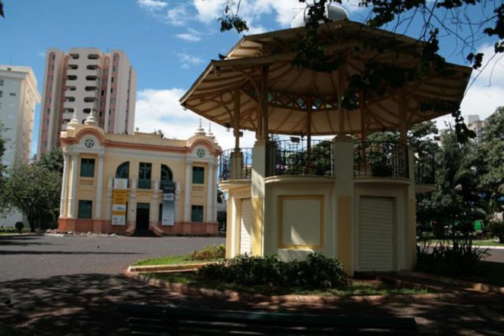 Paisagem urbana de Uberlândia em Minas Gerais