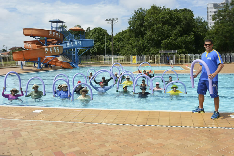Aula de natação no Sesc Bosque em Rio Branco, opção completa para natação em Rio Branco